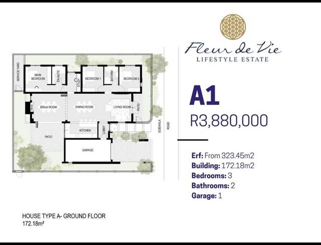 3 BEDROOM HOUSE FOR SALE IN STILBAAI-WES